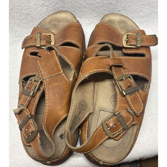 Vintage Dr. Martens 13 US Made in England Rare 8209 Triple Buckle 90s Sandals main image 5
